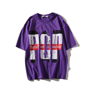 锦平（JINPING） 短袖 男士T恤 紫色 