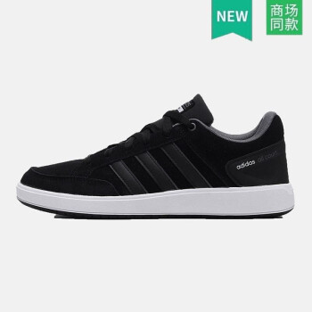 阿迪达斯（Adidas）板鞋B43887黑+灰 