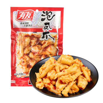 有友 红油泡椒凤爪 重庆特产休闲零食小吃 130g