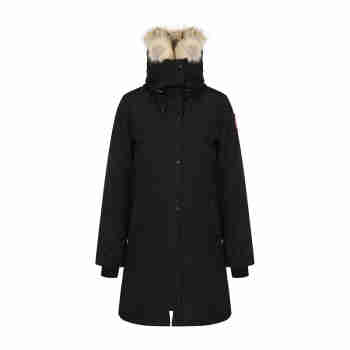 Canada Goose 加拿大鹅 女款 羽绒服保暖棉服女式上衣户外大衣 黑标  D7 黑色 黑标 S
