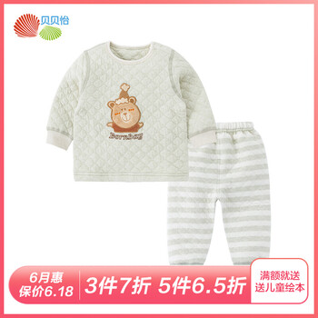 宝宝卡通保暖内衣