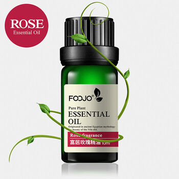 FOOJO 植物单方香薰精油 香薰机精油 加湿器专用补充液清新空气 酒店会所SPA香薰精油 玫瑰
