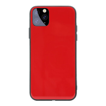 伟吉（WEIJI）iPhone 11 Pro玻璃手机壳 苹果11 Pro玻璃壳（钢化玻璃后盖+TPU软边）防摔全包硬壳 红色