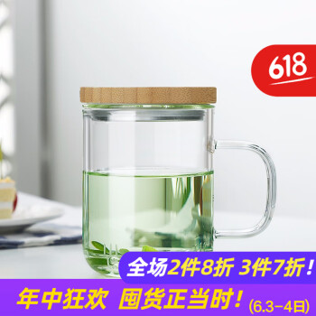 白领爱喝茶，双层玻璃杯为你助力