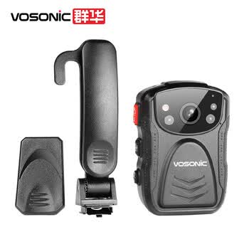 群华（VOSONIC）D5执法记录仪10小时1296P3400万像素高清红外夜视移动随身监控现场记录32G
