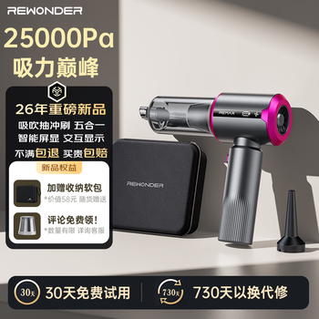 REWONDER【巅峰25000Pa丨送收纳包】车载吸尘器大吸力家用手持吸尘器多功能长续航汽车吸尘器车载汽车
