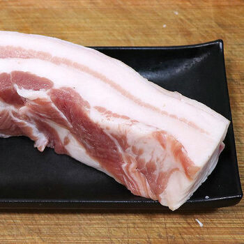 五花肉新鲜现杀猪肉鲜肉批发散养土猪肉带皮生猪肉  君闵 带箱6斤净重