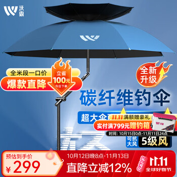 碳纤维超轻钓伞