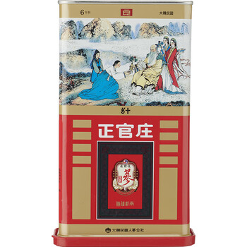 正官庄 韩国六年根高丽红参 高丽参人参[良字]50支75g（韩国原装进口）