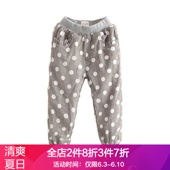 波点女童裤