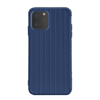 伟吉（WEIJI）iPhone11旅行箱手机壳 全包 硅胶软套 iPhone 11手机保护套 深蓝色