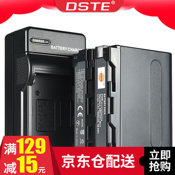 蒂森特（dste） 索尼FDR-AX1E摄影机NP-F970/F950/F930一电一充