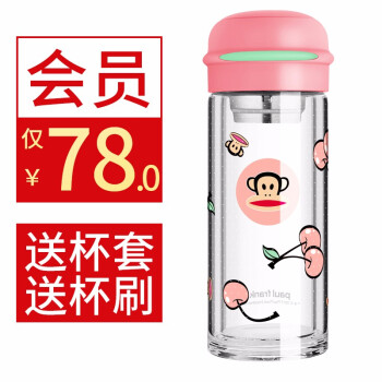 大嘴猴（Paul Frank）玻璃杯201-300ml