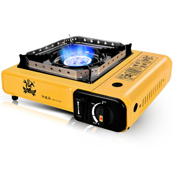 卡式乐双用卡式炉便携式燃气灶 野外野炊户外炉具卡斯煤气炉烧烤两用