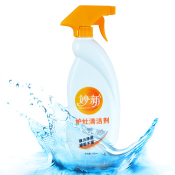 妙新（MIAOXIN）炉灶清洁剂500ml 清洁厨房重油污 抽油烟机烤箱清洗剂 多功能厨房清洗剂