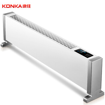 康佳（KONKA）取暖器家用/电暖器/移动地暖/踢脚线 暖气/电热 数码遥控 可壁挂 KH-TJX18H02R