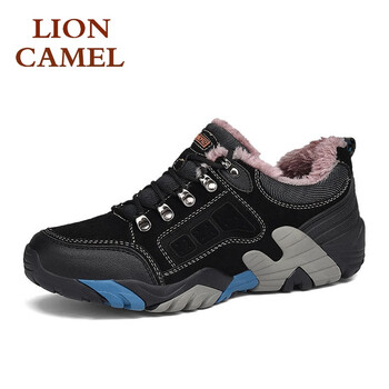 狮王骆驼（LIONCAMEL）男士黑色-加绒 42