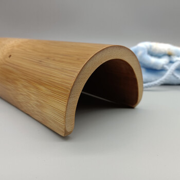 竹枕颈椎枕 护颈竹子半圆枕头成人竹筒枕头空心实木 30cm颈枕高5.