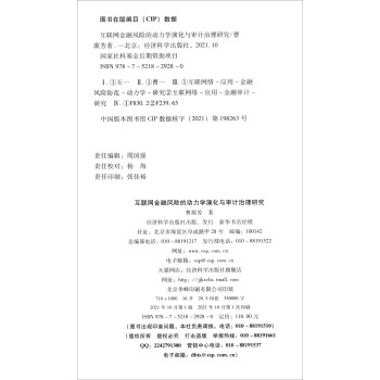 互联网金融风险的动力学演化与审计治理研究