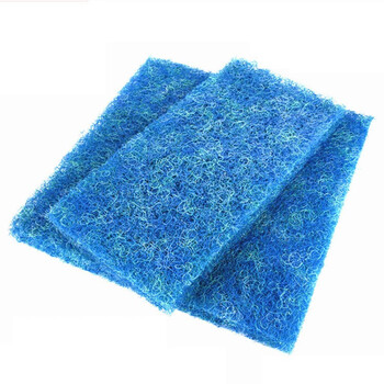 用生化过滤棉藤棉培菌棉生化棉过滤材料三色纯蓝水池过滤棉过滤藤棉