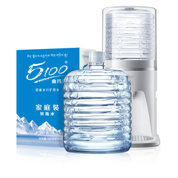 5100软桶水 家庭桶装 12L*2箱 含常温饮水机1台  西藏天然冰川矿泉水