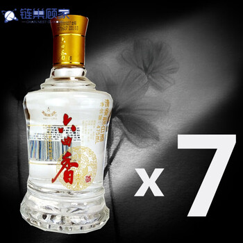 六曲香金榜 1瓶 7瓶 475毫升 山西晋中祁县 白酒瓶装喜庆六曲香酒40度