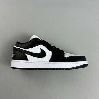 绽坤air jordan新款乔一 low 1低帮黑白熊猫休闲复古百搭板鞋篮球鞋