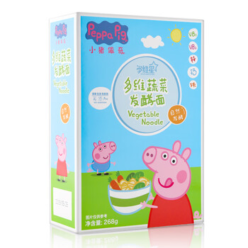 小猪佩奇Peppa Pig 多维蔬菜儿童营养面条268g