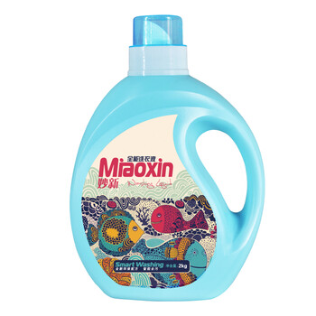 妙新（MIAOXIN）全能洗衣液2kg 柔顺清洁衣物 护色增艳 持久留香 浓缩型配方 深层去污