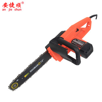 安捷顺 AJS-DLJ 12寸电链锯小型多功能家用木工手电锯伐木锯链条锯木材切割园林工具砍树锯线锯免喷油