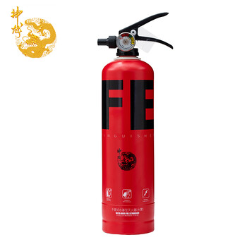 神龙 灭火器 灭霸 水基(水雾)不锈钢环保灭火器2升 SAFE版红黑款 车载家用商用灭火器2L MSWZ/2B 消防器材