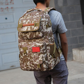 双肩背包 行军背包06a作训背包60升大容量户外双肩背包男女登山包大