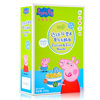 小猪佩奇Peppa Pig  钙铁锌强化儿童营养面条268g