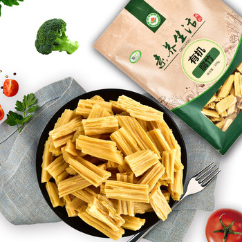 素养生活 腐竹段 黄豆 原浆腐竹 黄豆制品 素肉 火锅食材 凉拌 有机腐竹350g