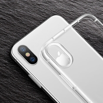 伟吉(WEIJI)iPhone X透明手机壳 苹果X手机保护套全包防摔透明 轻薄TPU软壳新潮男女款