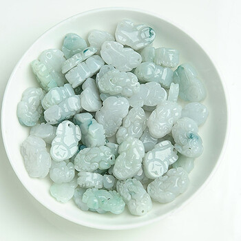 白水晶貔貅吊坠