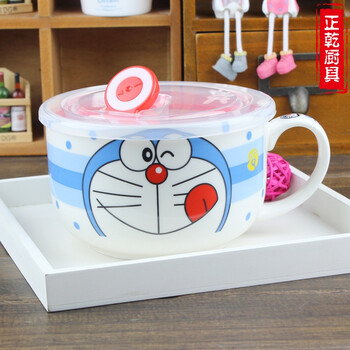 哆啦a梦泡面碗