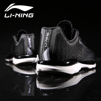李宁（LI-NING）跑步鞋超轻13黑/白 42
