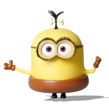 小黄人公仔手办摆件 模型玩具 生日礼物 创意礼品 乔治(野人款)