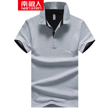 南极人（Nanjiren） 短袖 男士T恤 灰黑 XL，L，XXL，M，XXXL