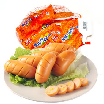 双汇 玉米热狗肠香肠 32g*10支 休闲零食 即食香肠
