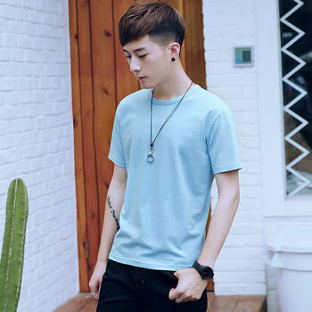 乔森马奇（JOSEMARCH） 短袖 男士T恤 粉蓝色 M