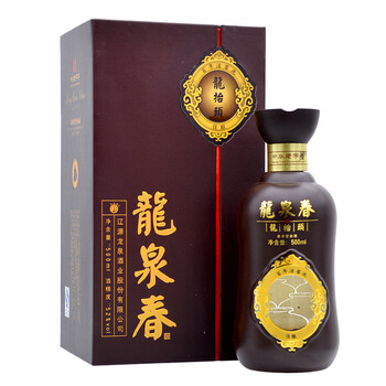 4,龙泉春白酒旗舰店 龙抬头佳酿 52度 浓香型酒500ml 中华老