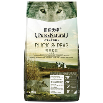 伯纳天纯（Pure&Natural） 鸭肉口味离乳期狗粮 鸭肉梨2kg