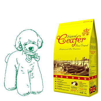 仕宝（ceafer） 混合味口味全阶段狗粮 牛油果贵宾幼犬1.5KG