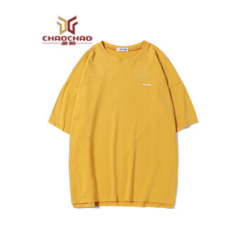 C2潮朝（C2 CHAOZHAO） 短袖 男士T恤 黄色-808A-T808- XL，L，XXL，M