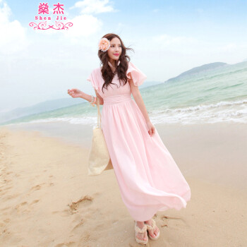 元素,新款,样式,韩版复古沙滩裙,趋势,流行