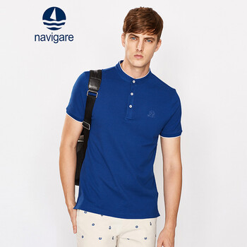 navigare 短袖 男士t恤 彩蓝