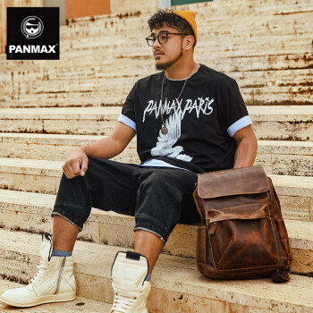 潘·麦克斯（PANMAX） 短袖 男士T恤 黑色6 XXL