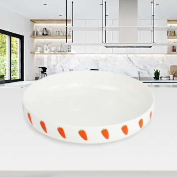 白色陶瓷水果盘